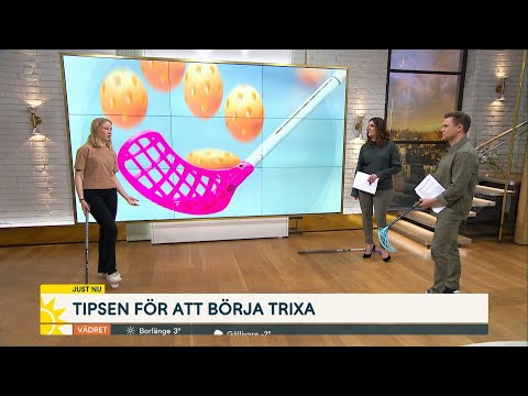 Agnes 16 år är redan innebandymästare: ”Tränat säkert 1000 timmar” - Nyhetsmorgon (TV4)