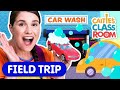 Let S Go To The Car Wash See Inside A Real Car Wash Field Trip Fun Super Simple Play