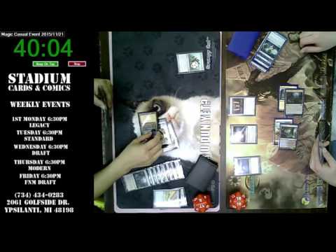 2015 11 21 - NO BAN LIST Modern - Round 3 - Vinnie (Second Breakfast) v Alan (Thopter Depths)
