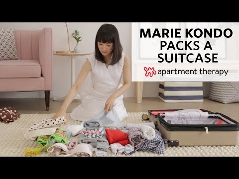 How To Pack A Suitcase With Marie Kondo | Apartment Therapy
