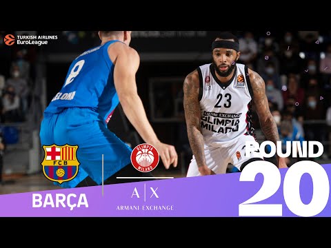 RS Round 20 Highlights: Barcelona 73-75 Milan