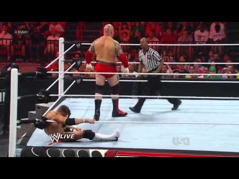 Lord Tensai (A-Train) Debut vs Alex Riley - WWE Raw 4/2/12
