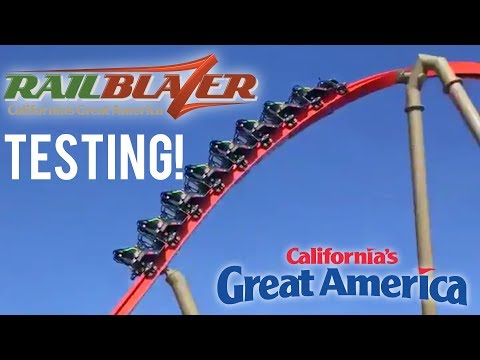 (FULL) RailBlazer: First Test Run at California's Great America