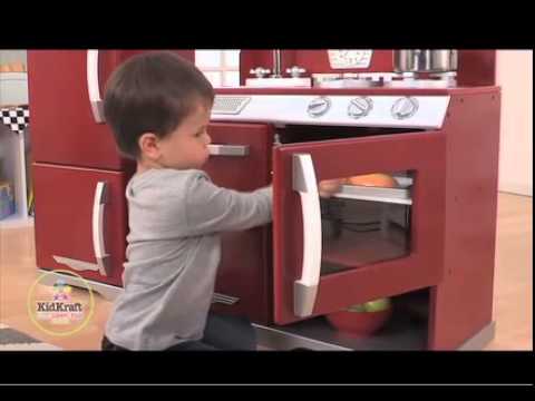Игровой набор Кухня KidKraft Cranberry Retro Kitchen & Refrigerator (53297)