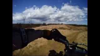 preview picture of video 'Pits and Pole lines, first ride 2010'