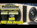 Sundown SA 12 Sub Box Build With Free Box Specs