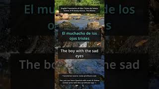 English Translation of 🎶 Ojos Tristes by Selena Gomez 🇺🇸, benny blanco, The Marías (source: