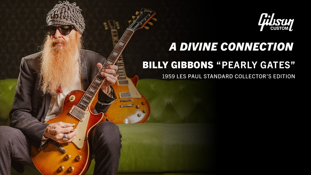 Gibson Custom announces once-in-a-lifetime Billy Gibbons &ldquo;Pearly Gates&rdquo; guitar and fan experience - YouTube