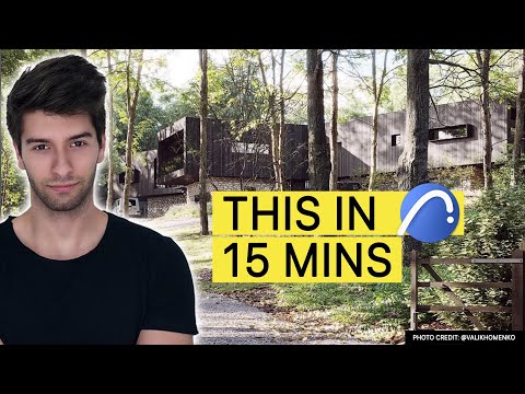 ArchiCAD Basic Tutorial Make This House in 15 Minutes