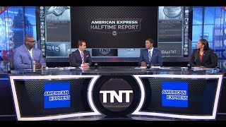 Inside The NBA: Thunder vs Spurs Halftime Report | Mar 29, 2018