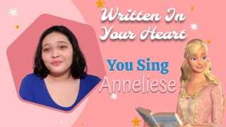 &#39;Written In Your Heart&#39; Sing With Me (You Sing As Anneliese)┃Barbie as The Princess and The Pauper