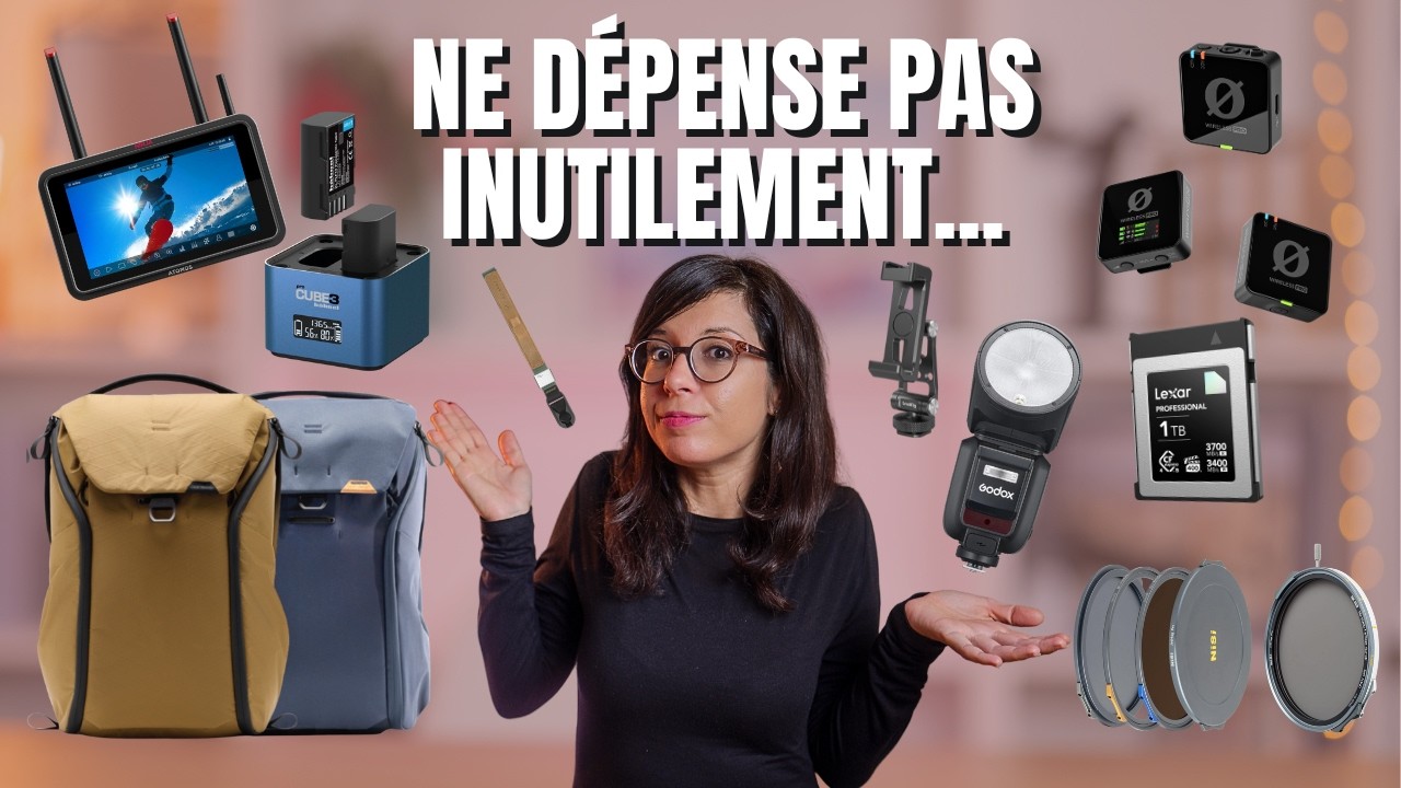 Quels sont les accessoires photo & vidéo dont tu as vraiment besoin ?
