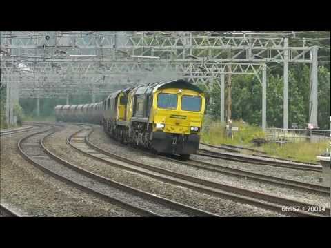 66957 + 70014 on 4V06 @ Rugeley 01/08/12
