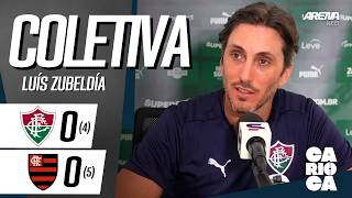 COLETIVA LUÍS ZUBELDÍA | AO VIVO | Fluminense x Flamengo - Final Carioca 2026