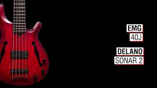 Video thumbnail for EMG 40J - Mensinger Joker B 5a 32" hollowbody by Public Peace