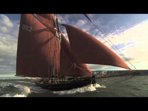 Action from the main fleet in the J.P. Morgan Asset Management Round the Island Race 2013