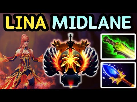 🔥 LINA MID INSANE SPELL COMBO ONE HIT | DOTA 2 GAMEPLAY 🔥