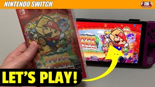 Paper Mario the Thousand-Year door on the Nintendo Switch Oled