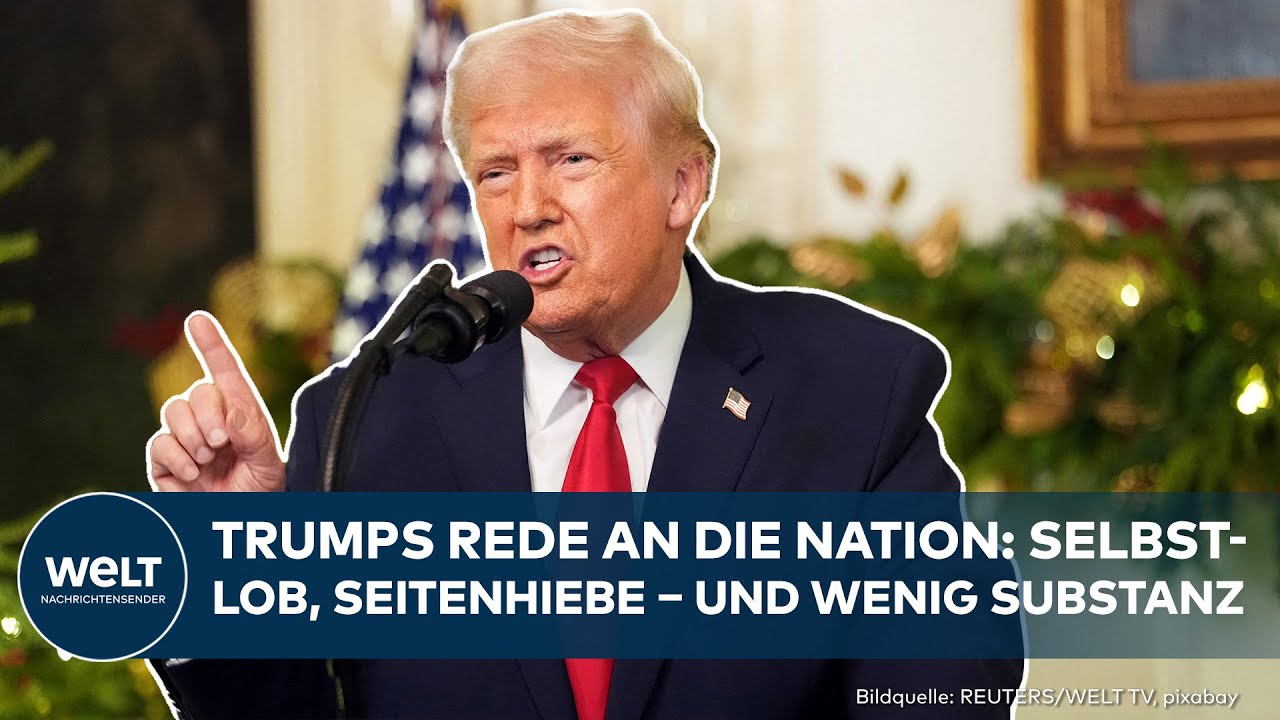 USA: „Sleepy Joe“ und 18 Minuten Wut: Donald Trumps Showdown in der Ahnengalerie