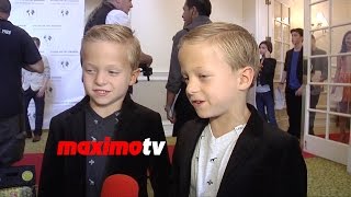 Evan and Ryder Londo Interview 2015 Young Artist Awards Red Carpet video