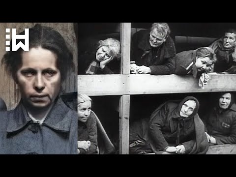 Execution of Nazi guard who beat prisoners with her fist & killed them with her dog- Johanna Bormann