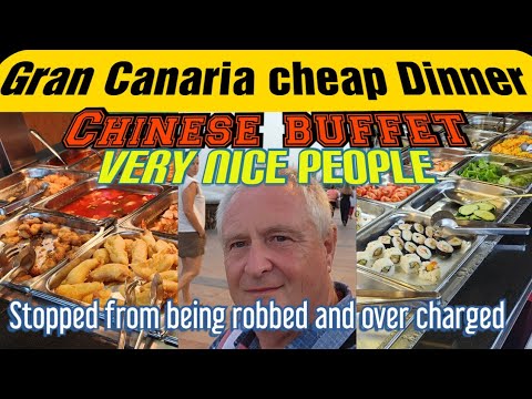 GRAN CANARIA / CHEAP / DINNER AND DRINKS / PLAYA DEL INGLES PROMENADE