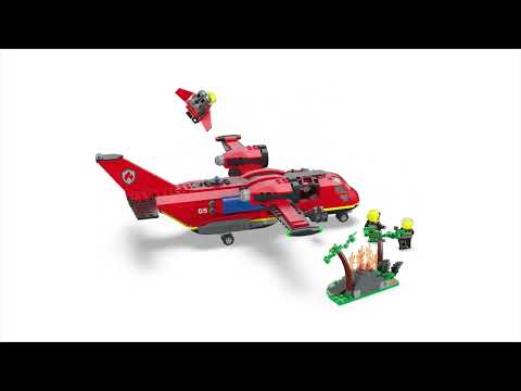 Конструктор LEGO City Пожежний рятувальний літак 478 деталей (60413)