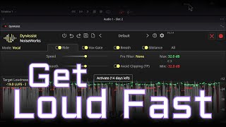 Video thumbnail for Get Loud Audio for Your Video Fast with Noiseworks DynAssist by Curtis Judd