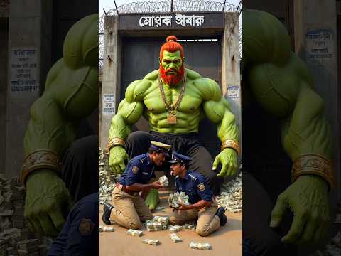 হাল্ক যখন টাকা দিয়ে পুলিশ-প্রশাসন কিনে ফেলে - পর্ব ৩ | Hulk tiktok video | Tiktok | Cartoon #shorts