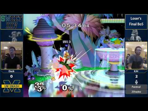 SWEET 25 - Duck (Samus) vs KJH (Fox) - SSBM LF