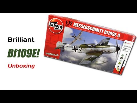 Brilliant Bf109E! Unboxing the Airfix Messerschmitt Bf109E-3 in 1/72 Scale