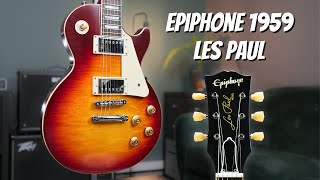 Video thumbnail for Epiphone 1959 Les Paul Standard Inspired by Gibson Custom - Sound Demo by SRGuitar