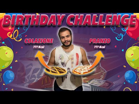LA MIA PRIMA BIRTHDAY CHALLENGE | 10.155 Kcal | Cheat day (n°14)