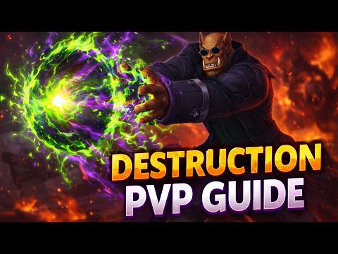 BEST DESTRUCTION PVP BUILD - Destruction warlock pvp guide midnight 12.0