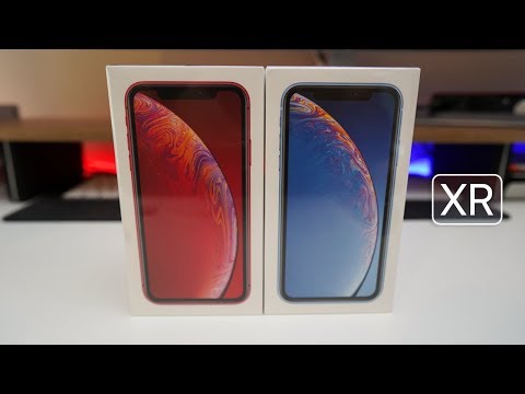 iPhone XR - Unboxing, Setup and Display Comparison Video