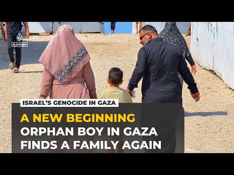 Gaza orphan finds a family again after Israeli attack kills his own