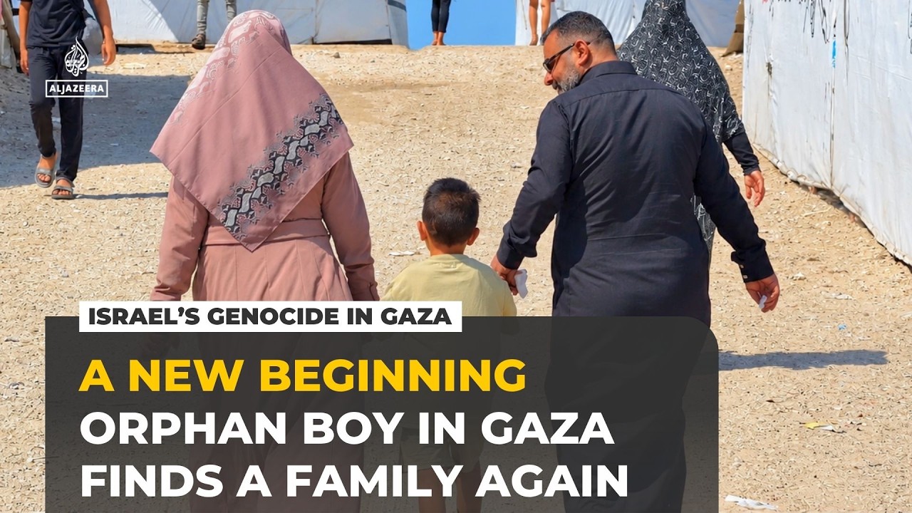 Gaza war orphans form makeshift families in tent camps after losing relatives