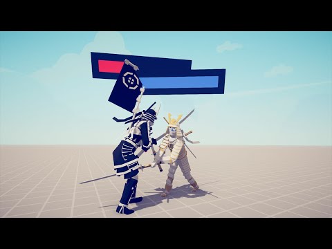 SAMURAI TOURNAMENT WITH HEALTH BAR - TABS - Totally Accurate Battle Simulator