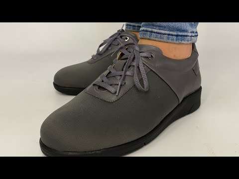 Обувь женская анатомическая Ortomedica 0224-5-11 при выступающей «косточке» на ноге, серая