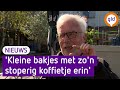 Terug naar kantoor en terug naar automatenkoffie