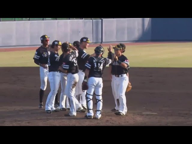 【ファーム】一軍に続いた!! ホークスが2年連続13回目のウエスタン・リーグ制覇!! 2020/10/29 B-H(ファーム)