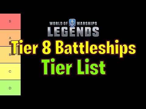 Ranking All My Tier 8 Battleships In (World of Warships Legends)