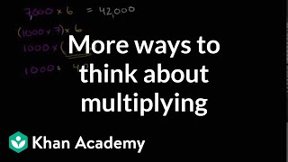 More Ways To Think About Multiplying