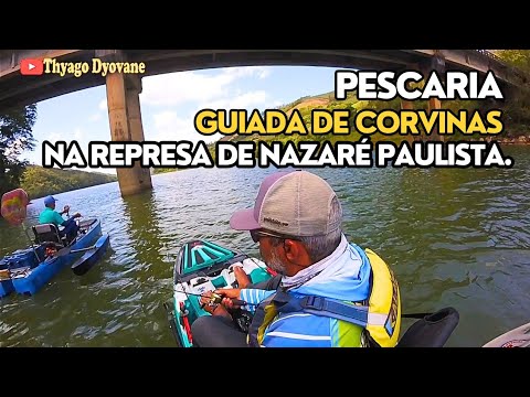 PESCARIA GUIADA DE CORVINAS NA REPRESA DE NAZARÉ PAULISTA.