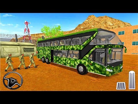 Army Bus Driving 2019 - Military Training Coach Transportation - Android GamePlay