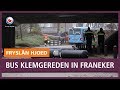 REPO: Bus met gasflessen rijdt zich klem onder viaduct in Franeker