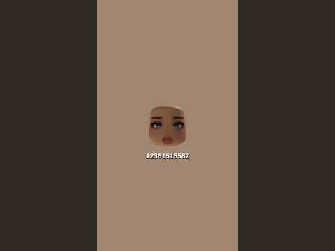 SKIN TONE - BLANK HEAD - 3D FACE CODES for bloxburg & berry avenue