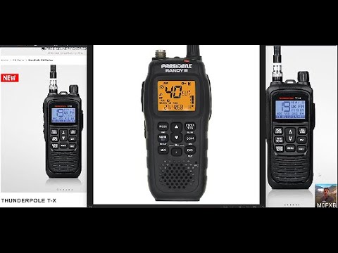 THUNDERPOLE T-X or PRESIDENT RANDY III CB Walkie Talkie