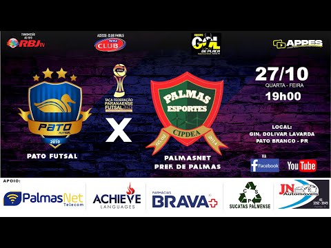 PATO FUTSAL  X  PALMASNET / PREF. DE PALMAS