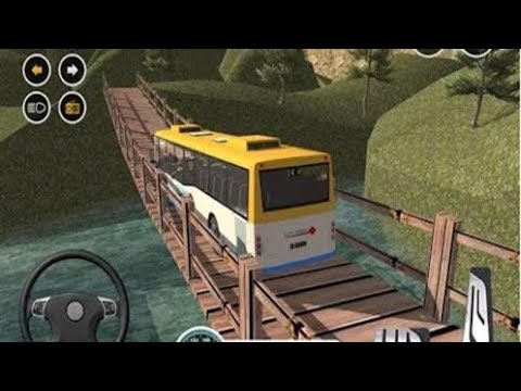Uphill offroad bus driving sim - android gameplay